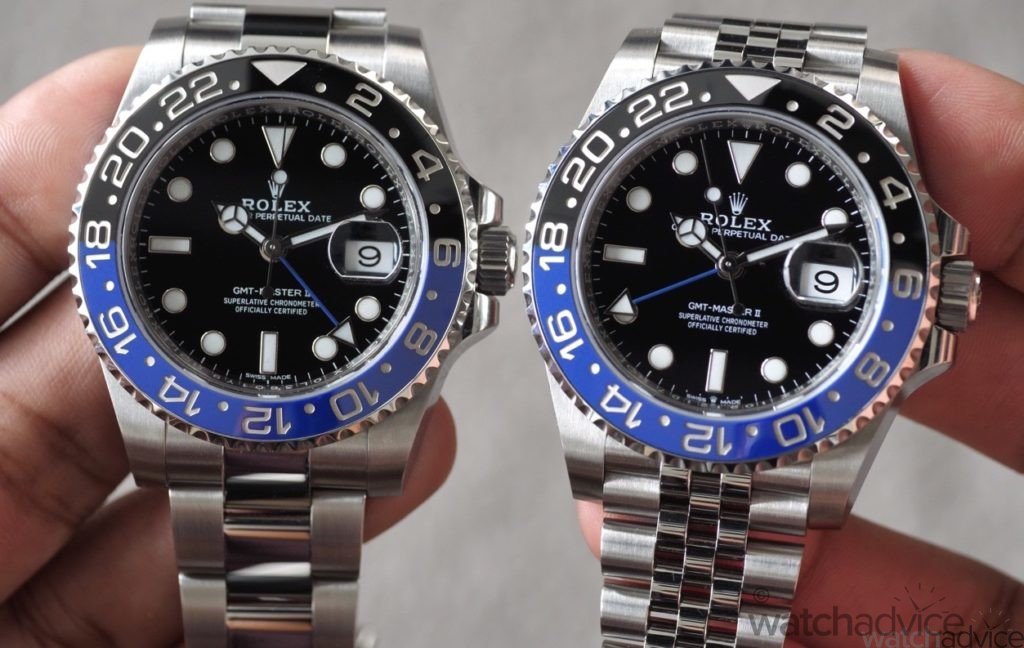 Rolex Batman GMT-Master II Replica Review: 126710BLNR vs 116710BLNR